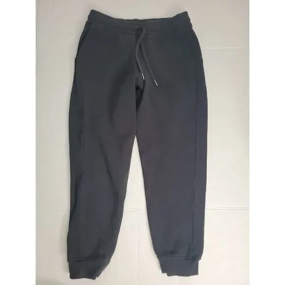 Lululemon Scuba Jogger Pants Womens Sz 10 High Rise Pockets Athletic Black